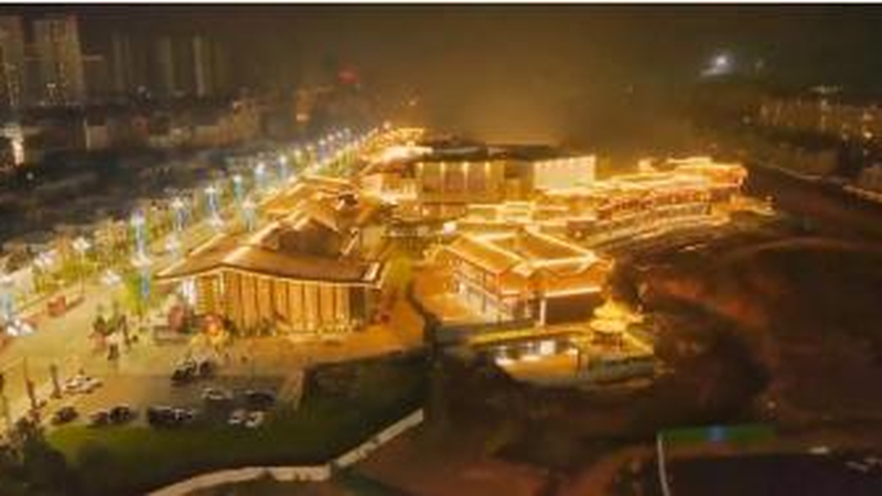 仁寿长平文化公园夜游项目实景图3